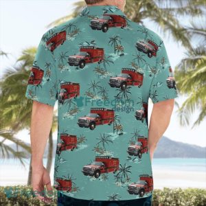 Lawrence City Fire Department Hawaiian Shirt Beach Shirt Summer Holiday Gift