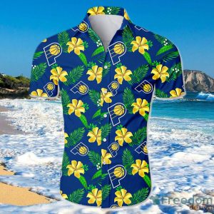 Indiana Pacers Hawaiian Shirt For Men And Women Small Flowers