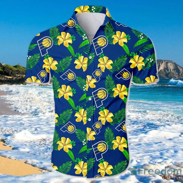 Indiana Pacers Hawaiian Shirt For Men And Women Small Flowers