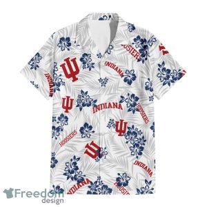 Indiana University Bloomington Floral Hawaiian Shirt For Men And Women