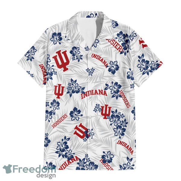 Indiana University Bloomington Floral Hawaiian Shirt For Men And Women