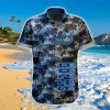 Indianapolis Colts Hawaiian Shirt Palm Tree Pattern