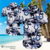 Indianapolis Colts Logo White Shirt Hawaiian Summer Beach Shirt Full Print