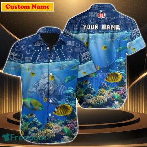 Indianapolis Colts NFL Custom Name Hawaiian Shirt For Men Women Gift For Real Fan