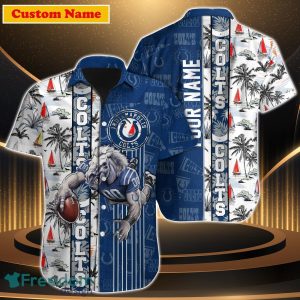 Indianapolis Colts NFL Custom Name Hawaiian Shirt For Men Women Impressive Gift For Fan