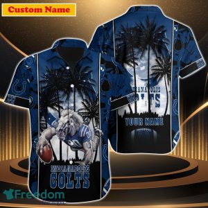 Indianapolis Colts NFL Custom Name Hawaiian Shirt For Men Women Impressive Gift For Real Fan