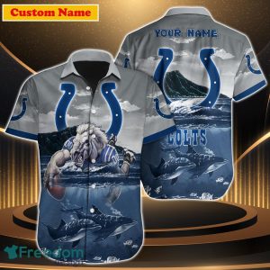 Indianapolis Colts NFL Custom Name Hawaiian Shirt For Men Women Special Gift For Real Fan