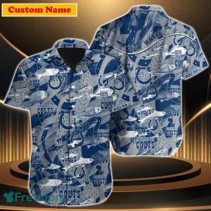 Indianapolis Colts NFL Custom Name Hawaiian Shirt For Men Women Unique Gift For Real Fan