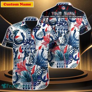 Indianapolis Colts NFL Custom Name Hawaiian Shirt Gift For Men Women