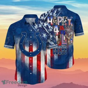 Indianapolis Colts NFL Hawaiian Shirt 4th Of July Independence Day Best Gift For Men And Women Fans
