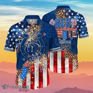 Indianapolis Colts NFL Hawaiian Shirt 4th Of July Independence Day Ideal Gift For Men And Women Fans