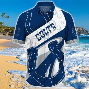 Indianapolis Colts NFL Hawaiian Shirt Short Sleeve Big Logo