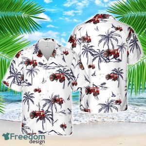 International Farmall 1066 Turbo Wide Front Tractor Hawaiian Shirt