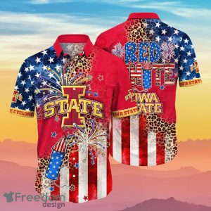 Iowa State Cyclones NCAA2 Hawaiian Shirt 4th Of July Independence Day Ideal Gift For Men And Women Fans