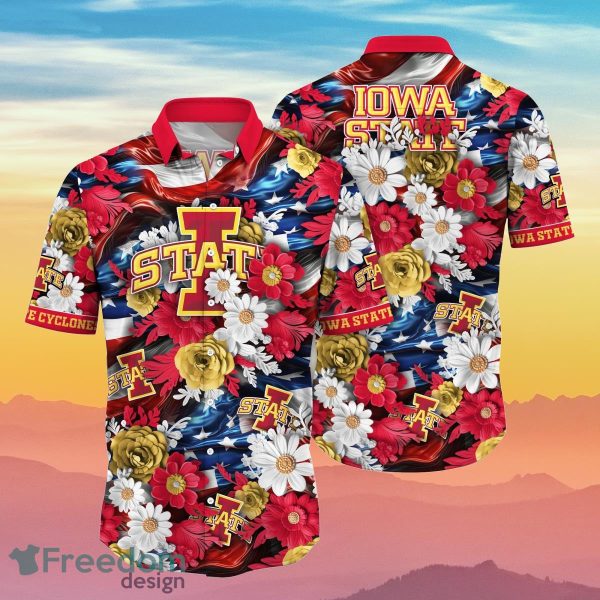 Iowa State Cyclones NCAA2 Hawaiian Shirt 4th Of July Independence Day Special Gift For Men And Women Fans
