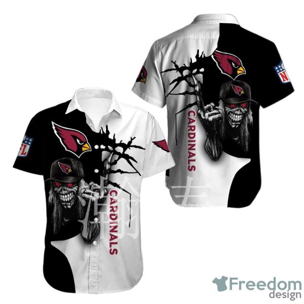 Iron Maiden Arizona Cardinals Hawaiian Shirt Mens For Men And Women