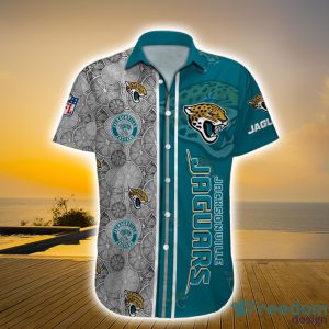 Jacksonville Jaguars NFL Custom Name Lemon Sketch Art Pattern Short Sleeve Hawaiian Shirt For Men And Women