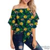 Jacksonville Jaguars Women’s Shirt Floral Printed Strapless Short Sleeve