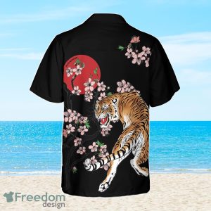 Japanese Tiger Sakura Shirt Hawaiian Shirt Best Gift For Men And Women