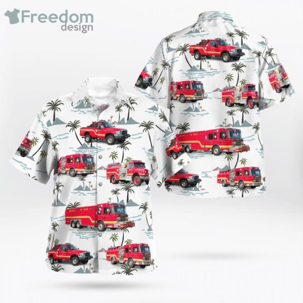 Jarrettsville Harford County Maryland Jarrettsville Volunteer Fire Company Hawaiian Shirt