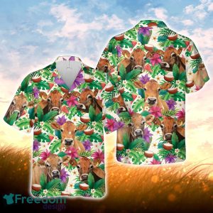 Jersey Summer Floral 3D Hawaiian Shirt For Men Women