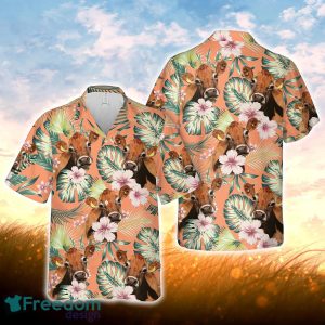 Jersey Summer Happiness Floral Farm 3D Hawaiian Shirt For Men Women