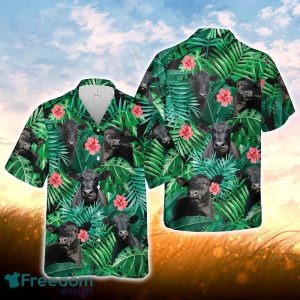 Joy Corners Black Angus 3D Hawaiian Shirt For Men Women