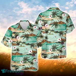 Joy Corners Flower In Green Pattern Trucker 3D Hawaiian Shirt For Men Women
