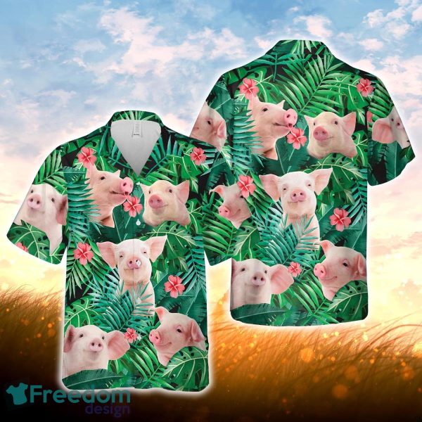 Joy Corners Pig 3D Hawaiian Shirt For Men Women