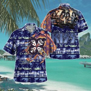 KISS Rock Bands Tropical Hawaii Shirt Aloha Shirt For Men Women