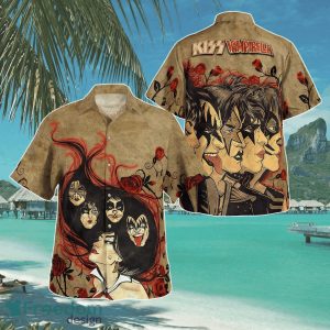KISS Vampirella Hawaiian Shirt Aloha Shirt For Men Women