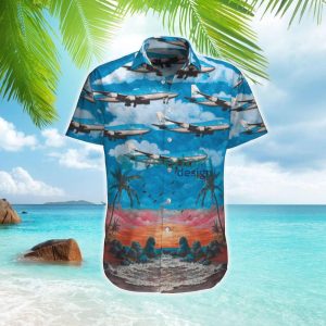 KLM Royal Dutch Airlines Boeing 747-406M Hawaiian Shirt Gift For Summer Vacation