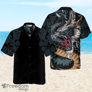 Kanagawa Dragon Hawaiian Shirt Best Gift For Men And Women