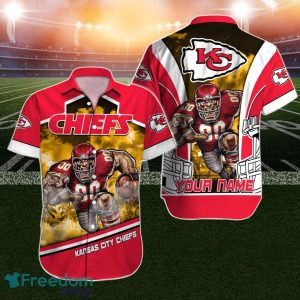Kansas City Chiefs Hawaiian Shirt NFL Football Custom Name For Men Women