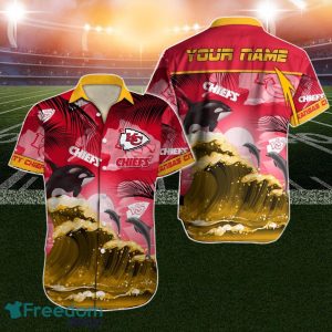 Kansas City Chiefs Hawaiian Shirt NFL Football Custom Name For Men Women Gift
