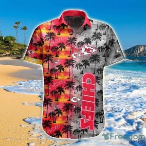 Kansas City Chiefs Hawaiian Shirt Palm Tree Pattern