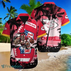 Kansas City Chiefs NFL Football Custom Name Hawaiian Shirt Best Gift For Loyal Fans