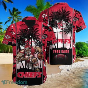 Kansas City Chiefs NFL Football Custom Name Hawaiian Shirt Best Gift For Men And Women Fans