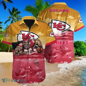 Kansas City Chiefs NFL Football Custom Name Hawaiian Shirt Special Gift For Men And Women Fans
