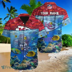 Kansas City Chiefs NFL Football Custom Name Hawaiian Shirt Unique Gift For Men And Women Fans