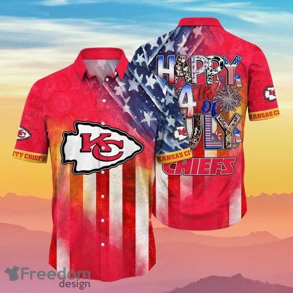 Kansas City Chiefs NFL Hawaiian Shirt 4th Of July Independence Day Best Gift For Men And Women Fans