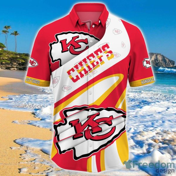 Kansas City Chiefs NFL Hawaiian Shirt Short Sleeve Big Logo
