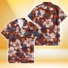 Kansas City Royals Bisque Hibiscus Brown Pattern 3D Hawaiian Shirt Gift For Fans