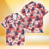 Kansas City Royals White Hibiscus Salmon Background 3D Hawaiian Shirt Gift For Fans