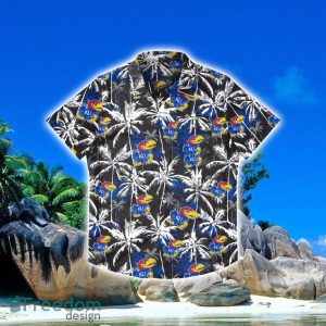 Kansas Jayhawks NCAA Black Floral Hawaiian Shirt Special Gift For Fans