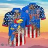 Kansas Jayhawks NCAA2 Hawaiian Shirt 4th Of July Independence Day Ideal Gift For Men And Women Fans