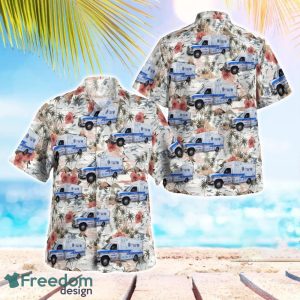Kansas Sedgwick County EMS Tropical 3D Hawaiian Shirt Gift For Summer