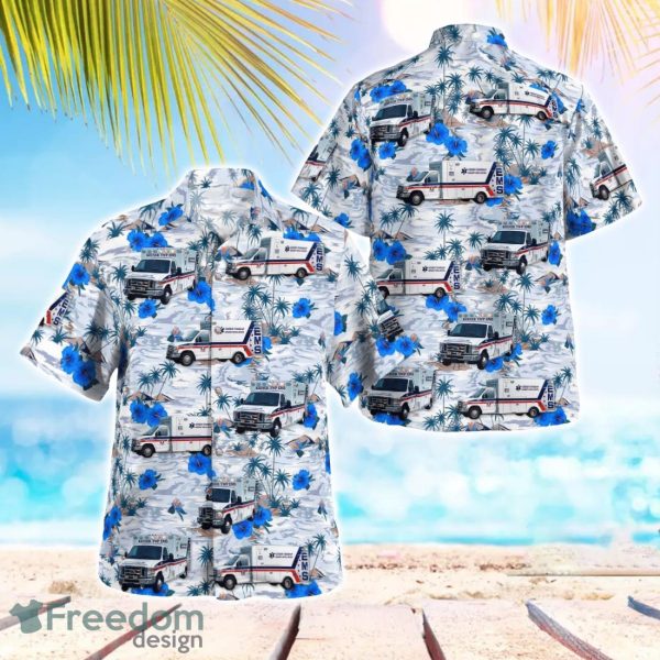 Keener Township EMS Beach Hawaiian Shirt Summer Gift