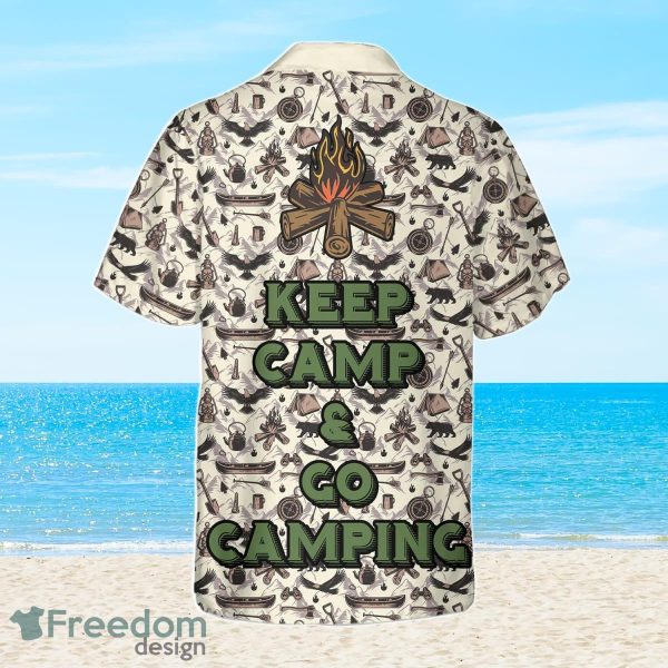 Keep Calm  Go Camping Hawaiian Shirt Best Gift For Men And Women