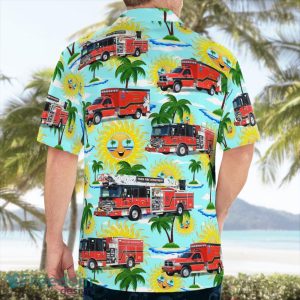City of Paris Fire Department 3D Hawaiian Shirt